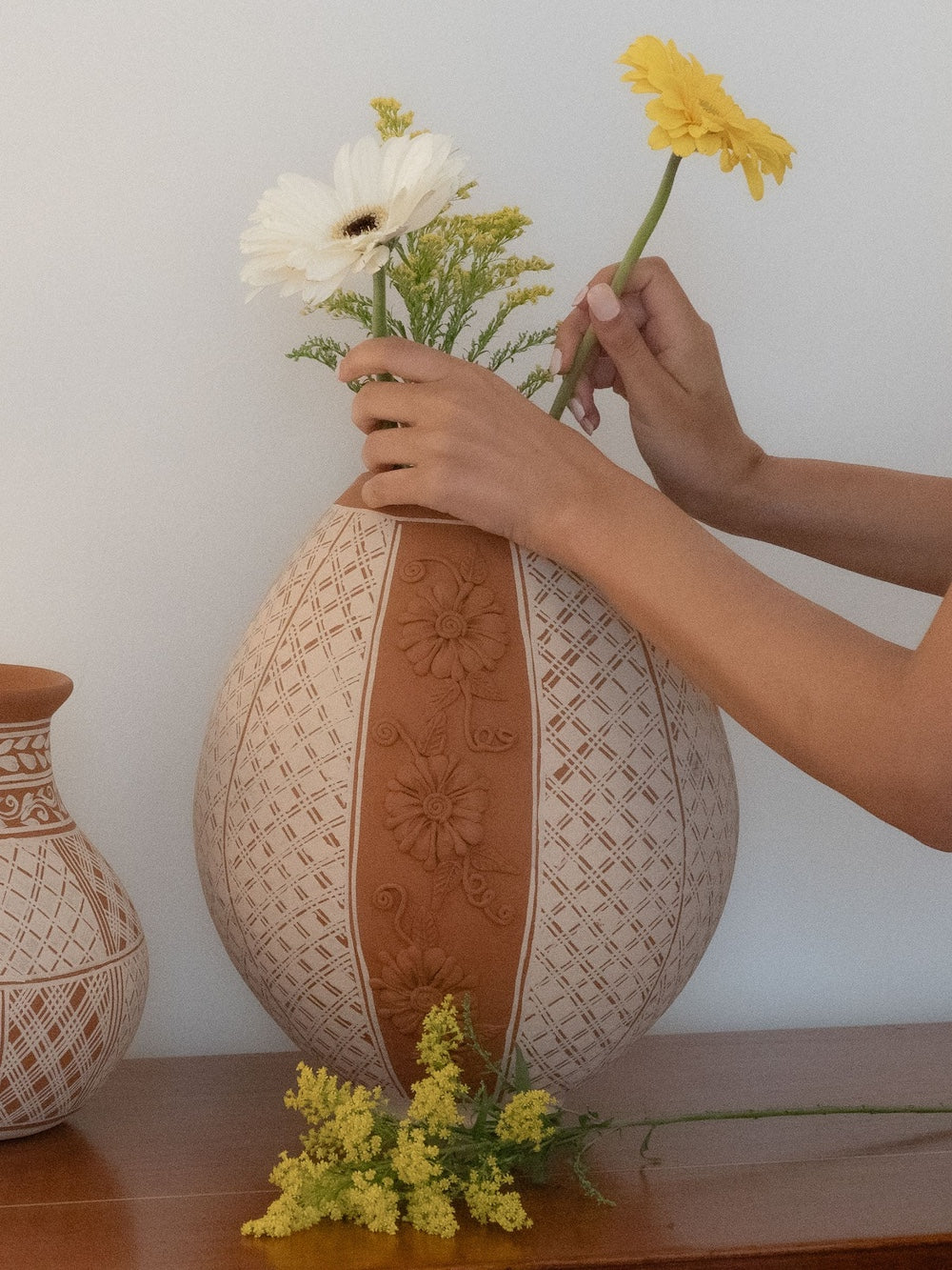 Handcrafted Michoacán Floral Vase