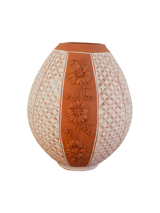 Handcrafted Michoacán Floral Vase