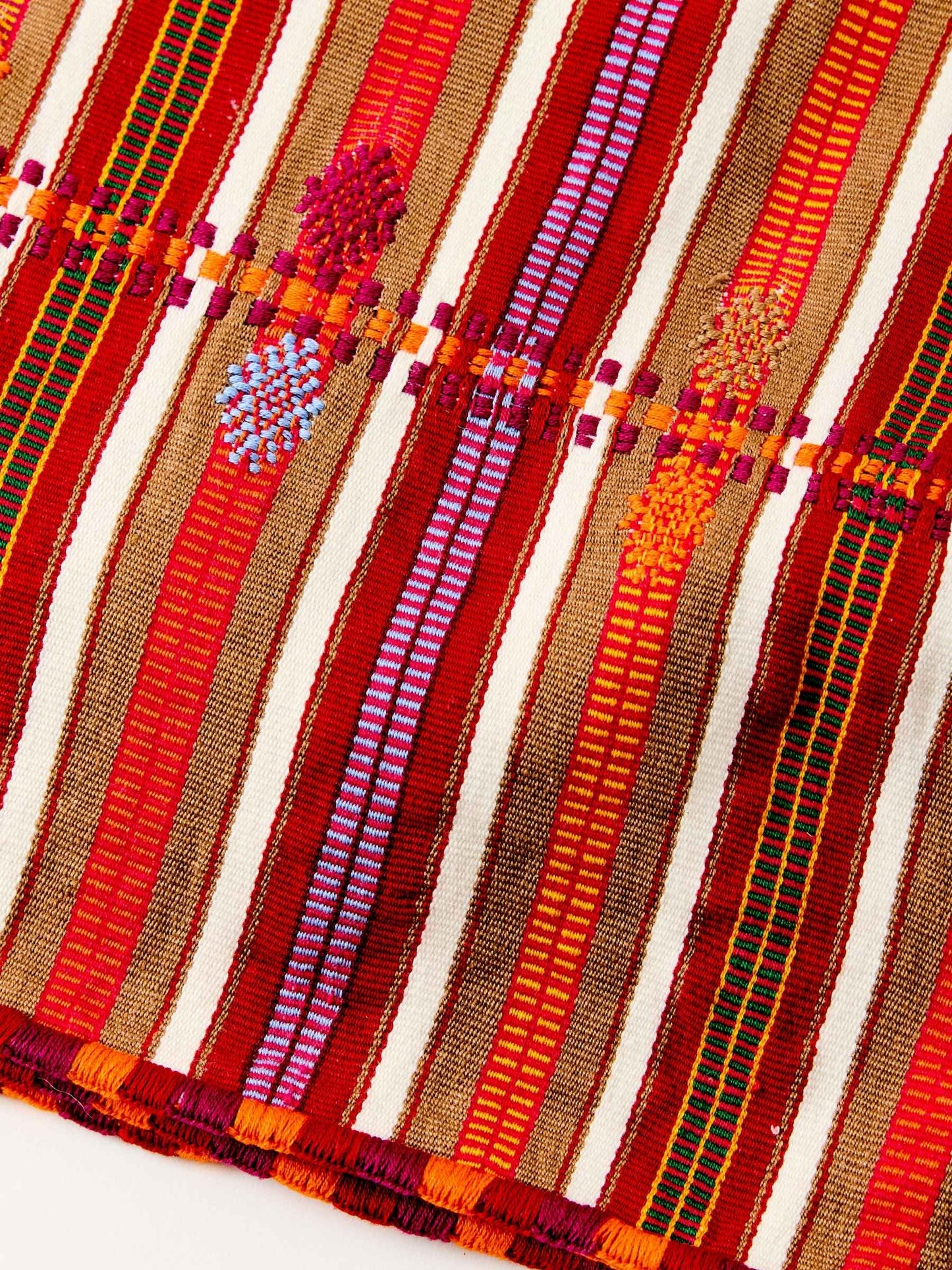 Lienzo Coyuche – Handwoven Cotton Textile in Natural Brown from Oaxaca