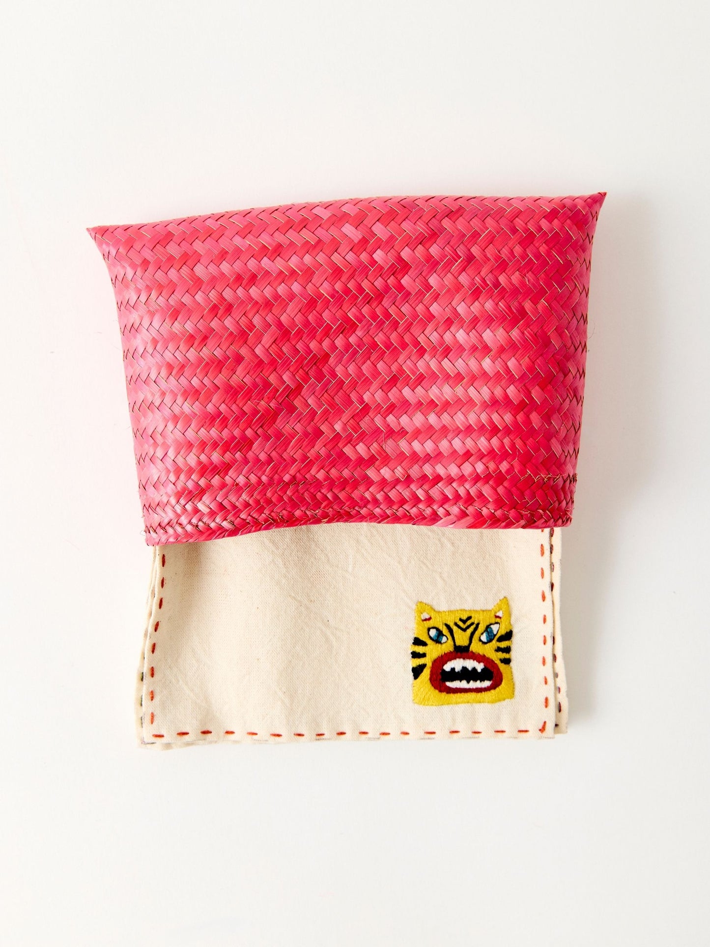 Portavasos Animalia – Set of 6 Hand-Embroidered Cotton Coasters from Chiapas
