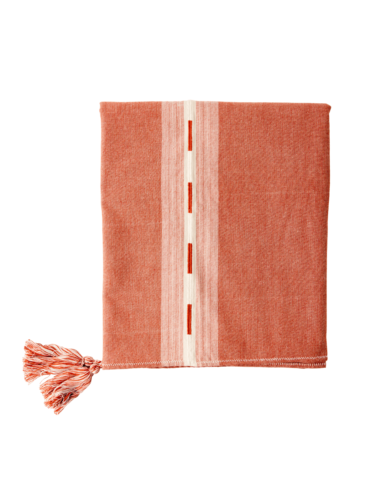 Textil Sebastiana Ladrillo – Handwoven Cotton Textile from Chiapas