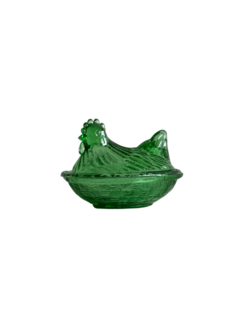 Chicken Salt Holder - Large (Green)