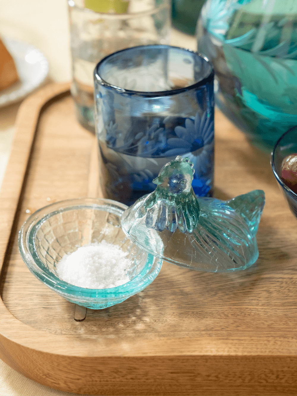 Chicken Salt Holder - Small (Blue)