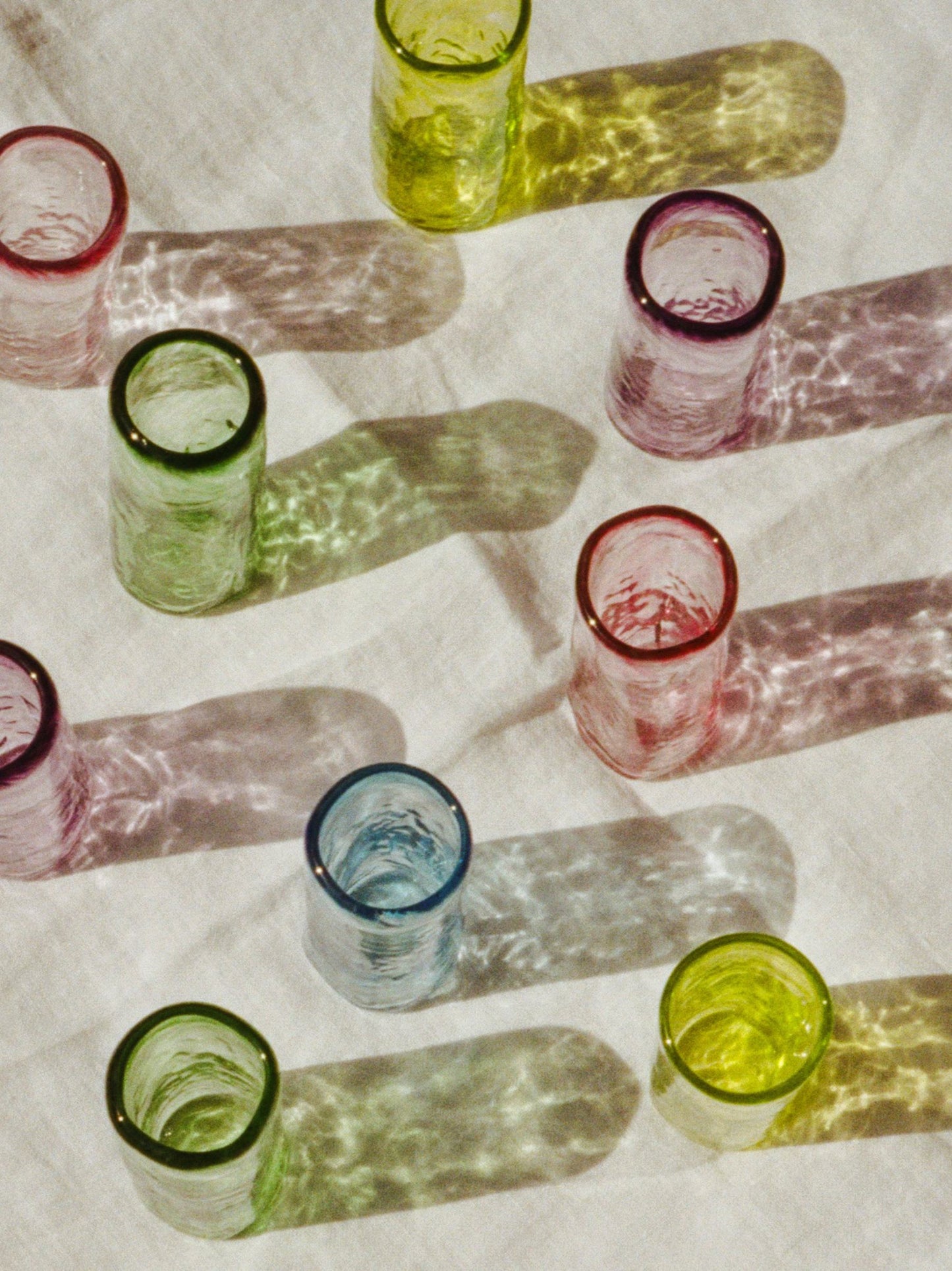 Large Spring Tumblers - Set of 6 (Fuchsia)