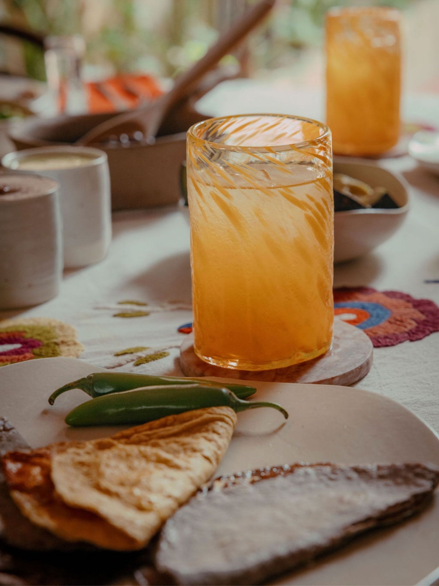 Large Spring Tumblers - Set of 6 (Mango)