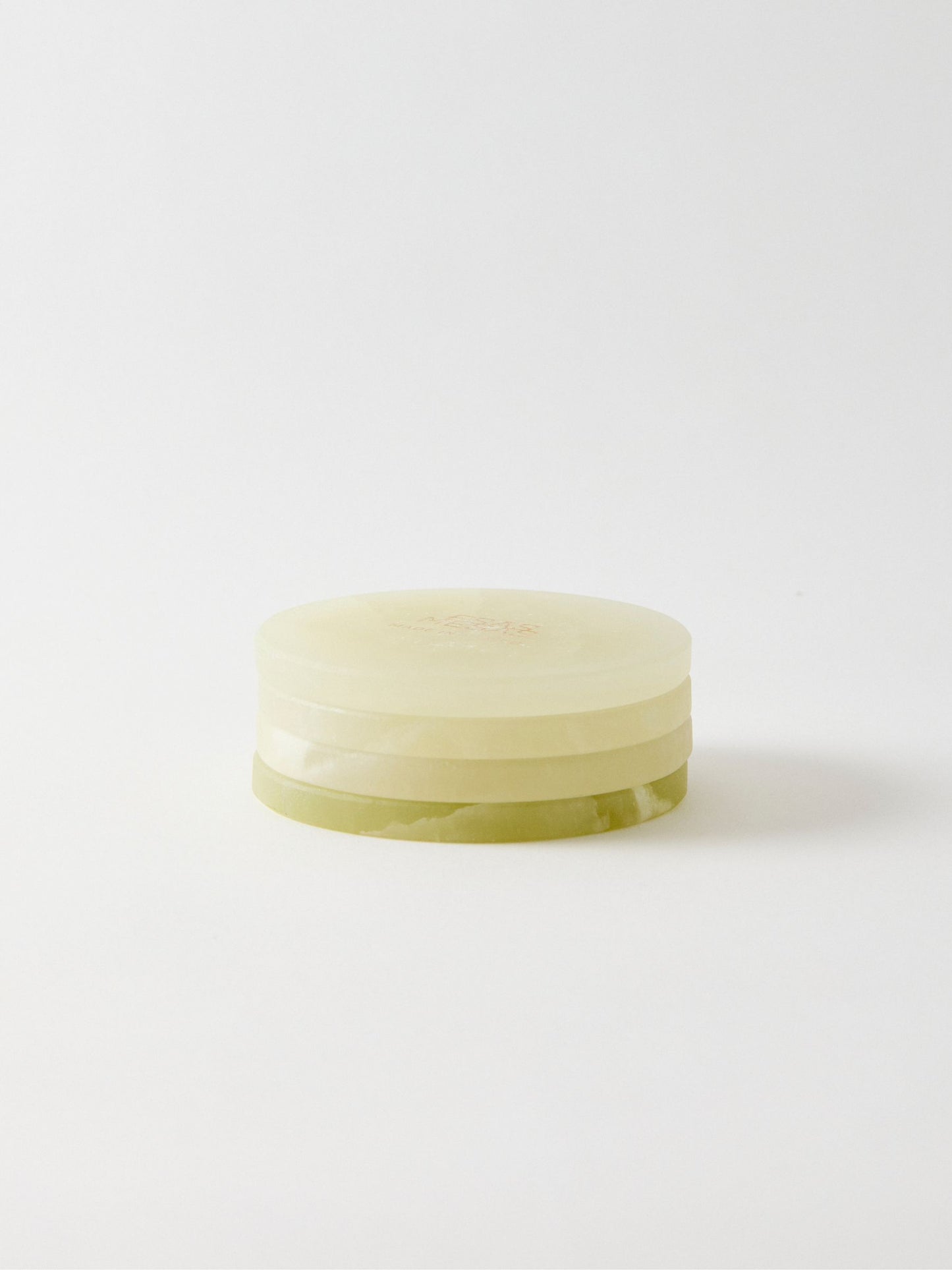 Moon Coasters – Green Onyx (Set of 4)
