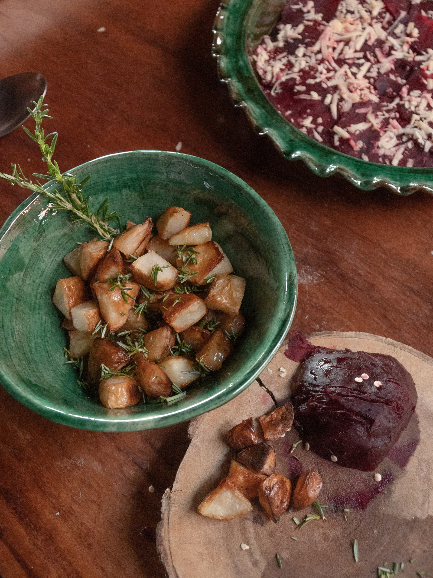 Vintage Hand-Painted Ceramic Bowl
