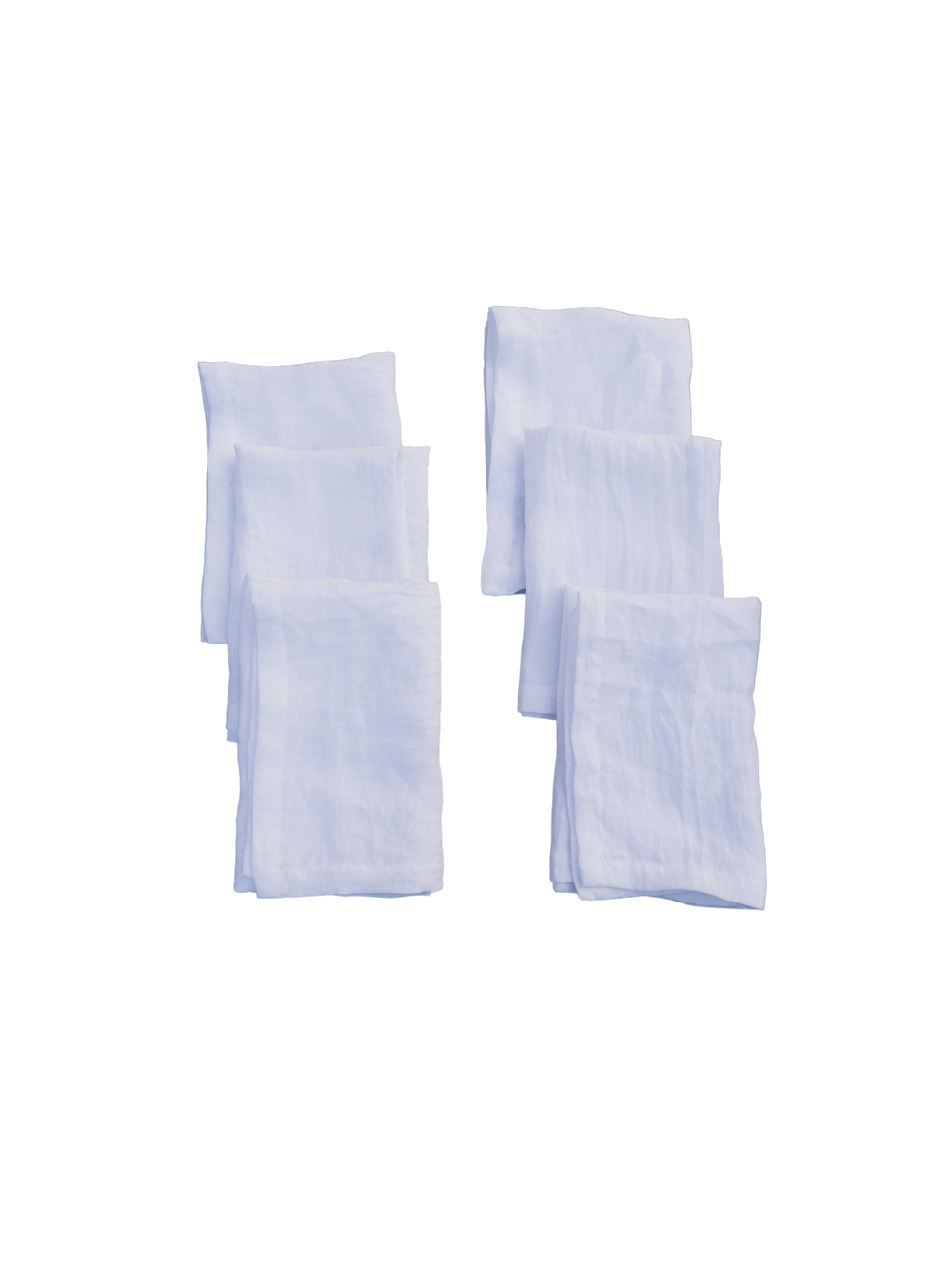 White Linen Napkins – Set of 6