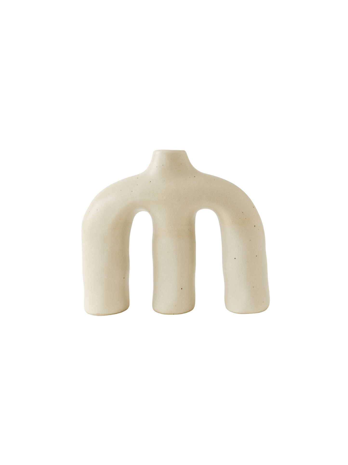 Anatomía Sutil Vase – White Bone Glaze