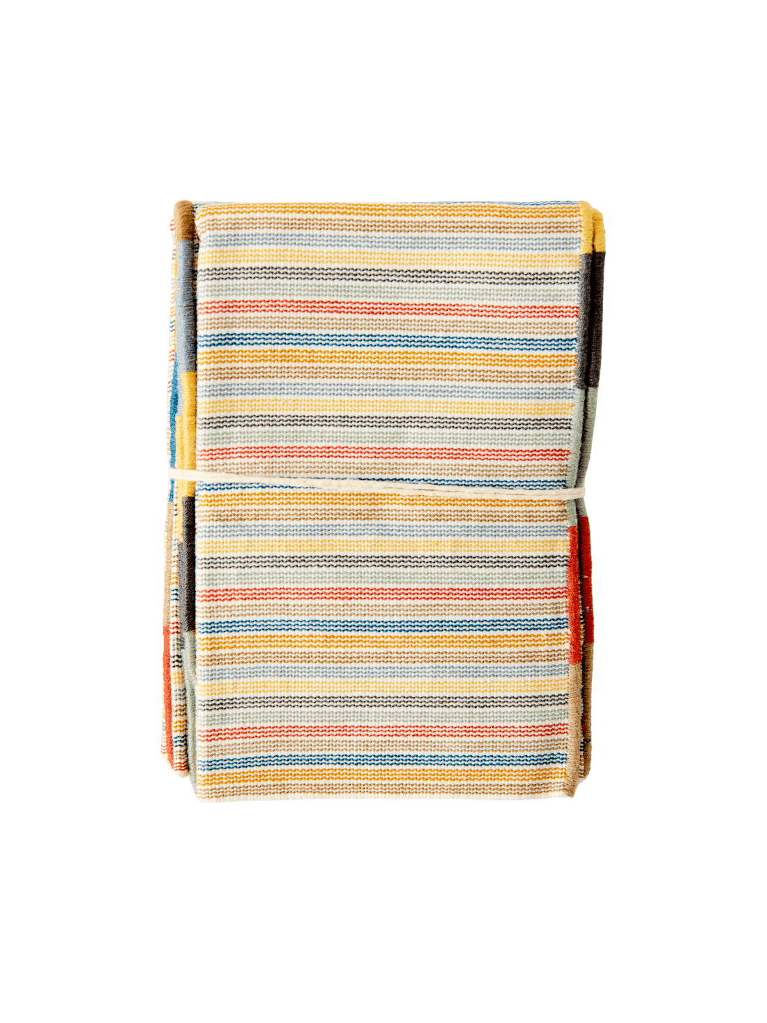 Individual Lupita – Set of 3 Handwoven Cotton Placemats in Rayitas Tierra from Chiapas