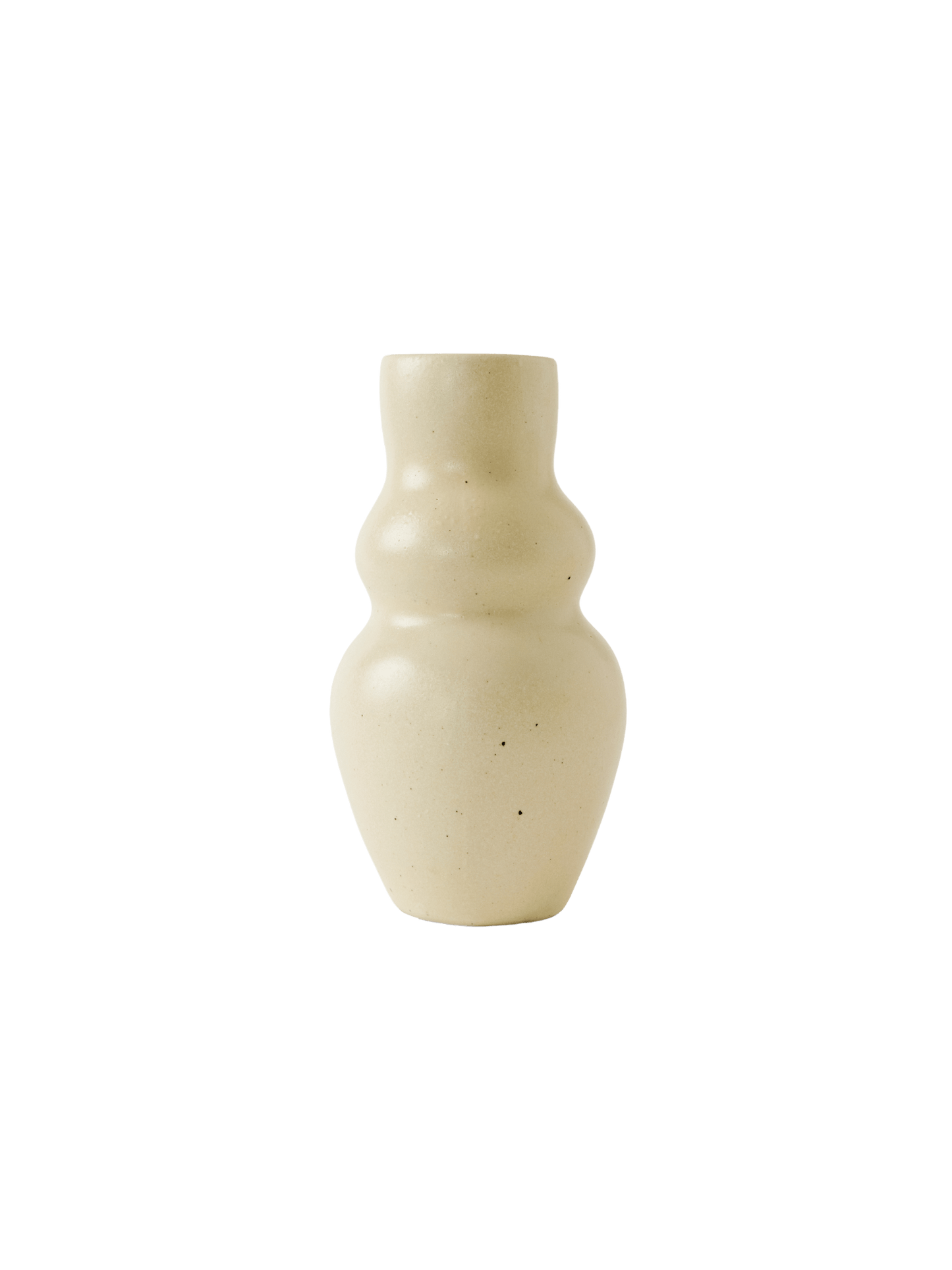 Diosa White Bone – Hand-Sculpted Ceramic Vase