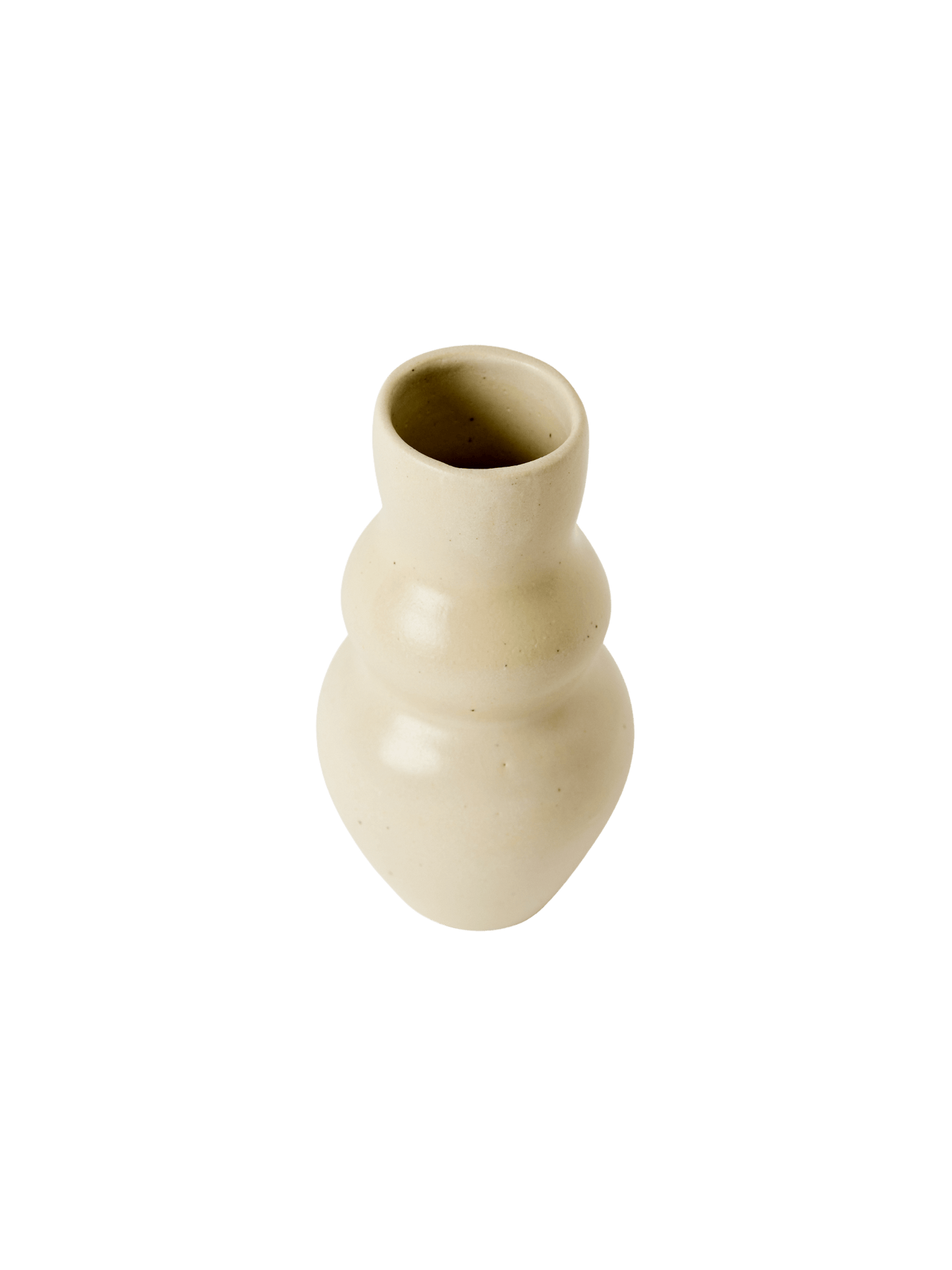 Diosa White Bone – Hand-Sculpted Ceramic Vase