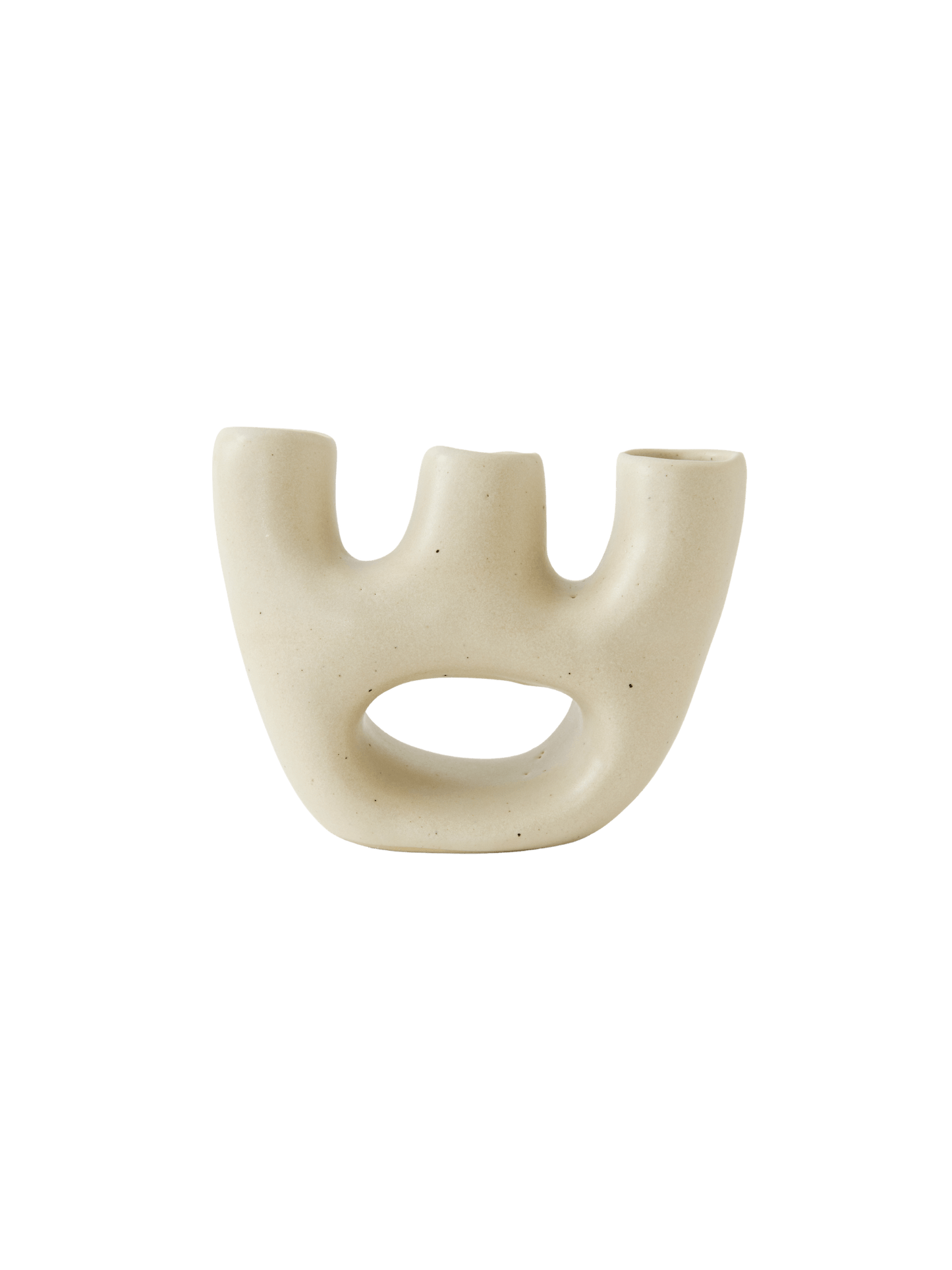 Gravedad – White Bone Sculptural Ceramic