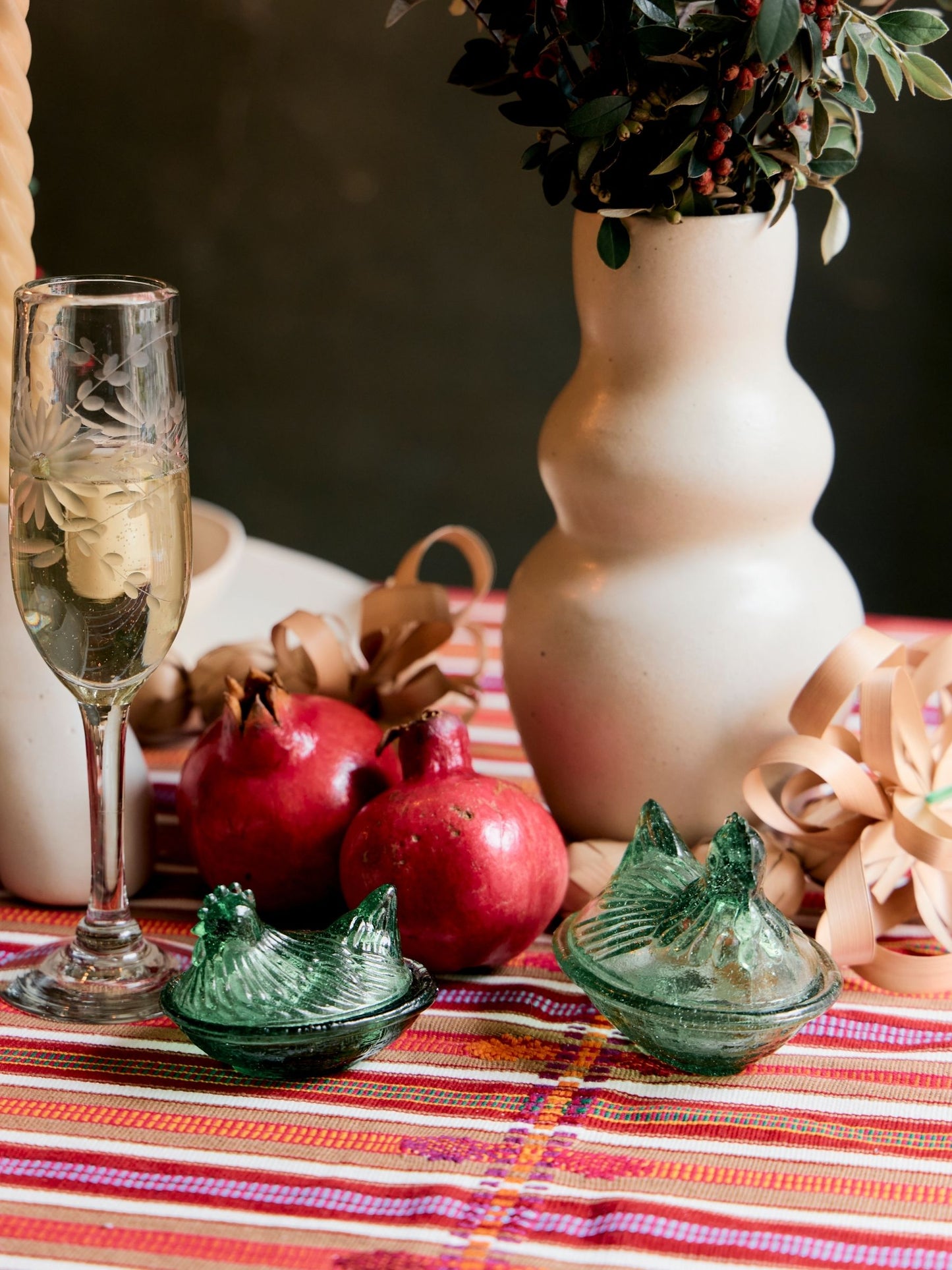 Chicken Salt Holder - Small (Green)