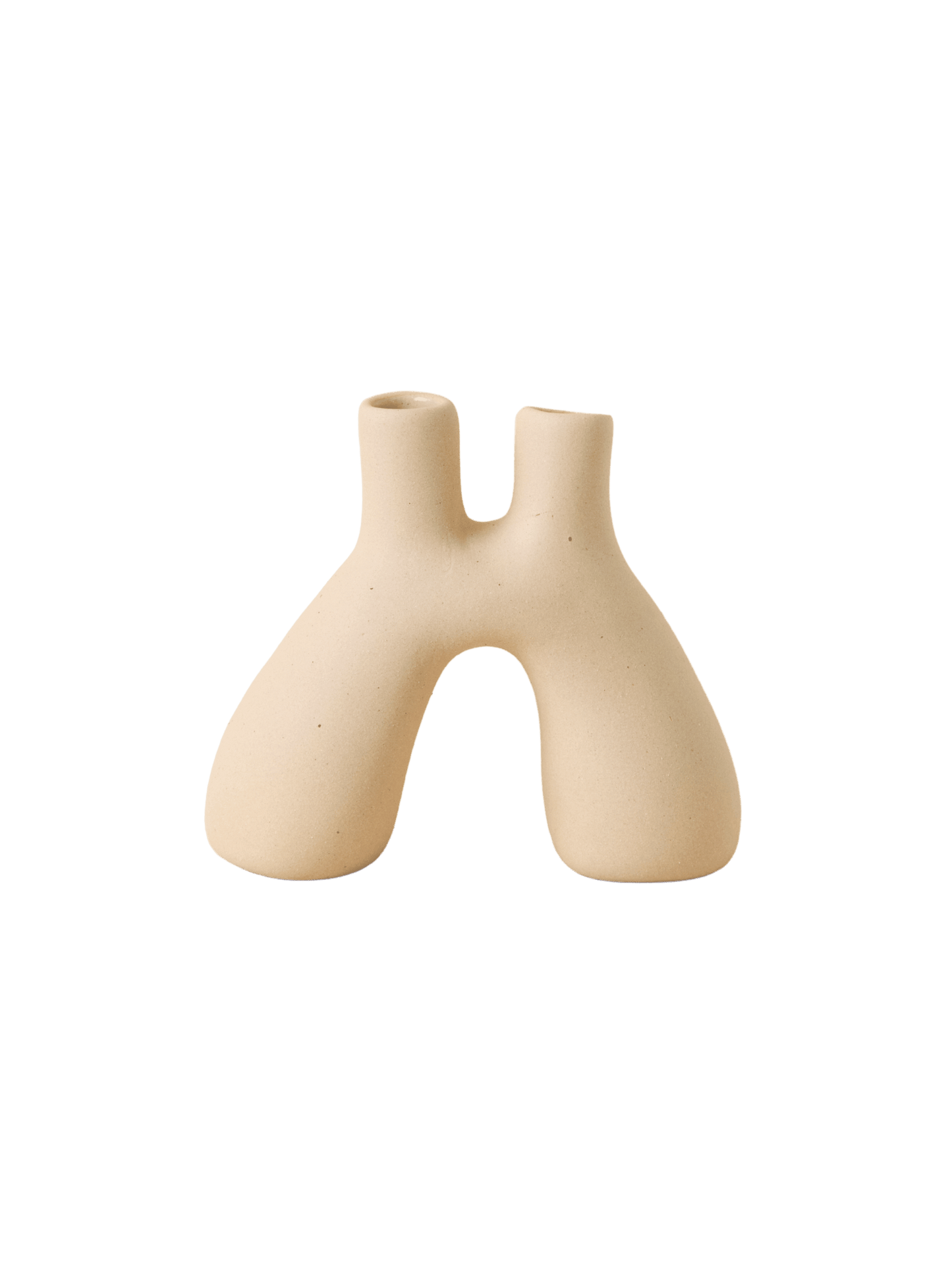 Portal – Hand-Sculpted Ceramic Vessel (Natural Clay Finish)
