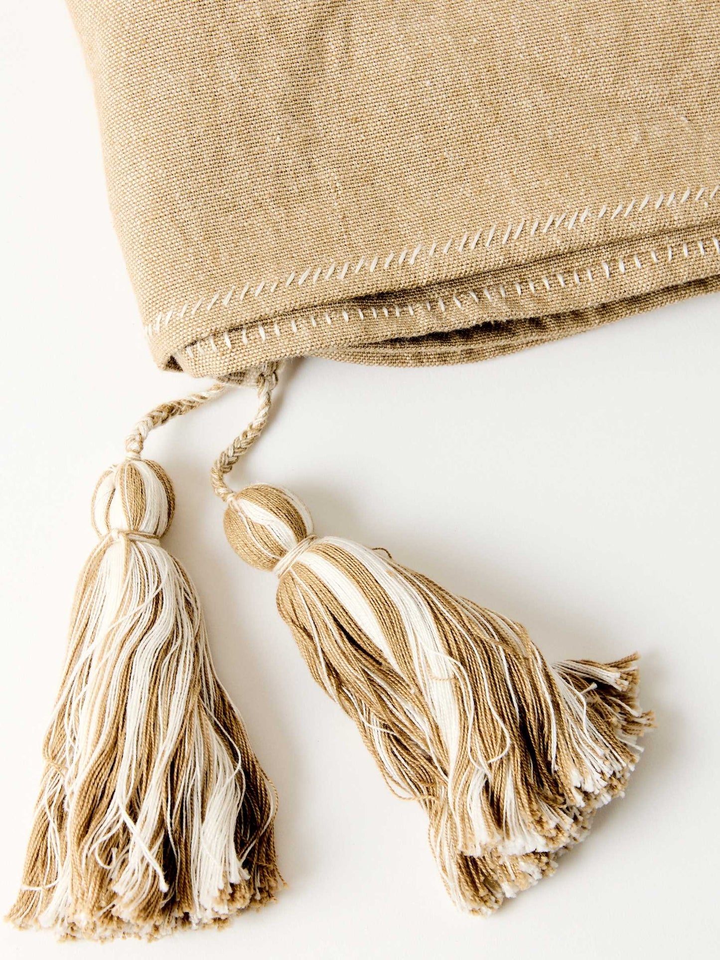 Textile Sebastiana Khaki – Handwoven Cotton Textile from Chiapas