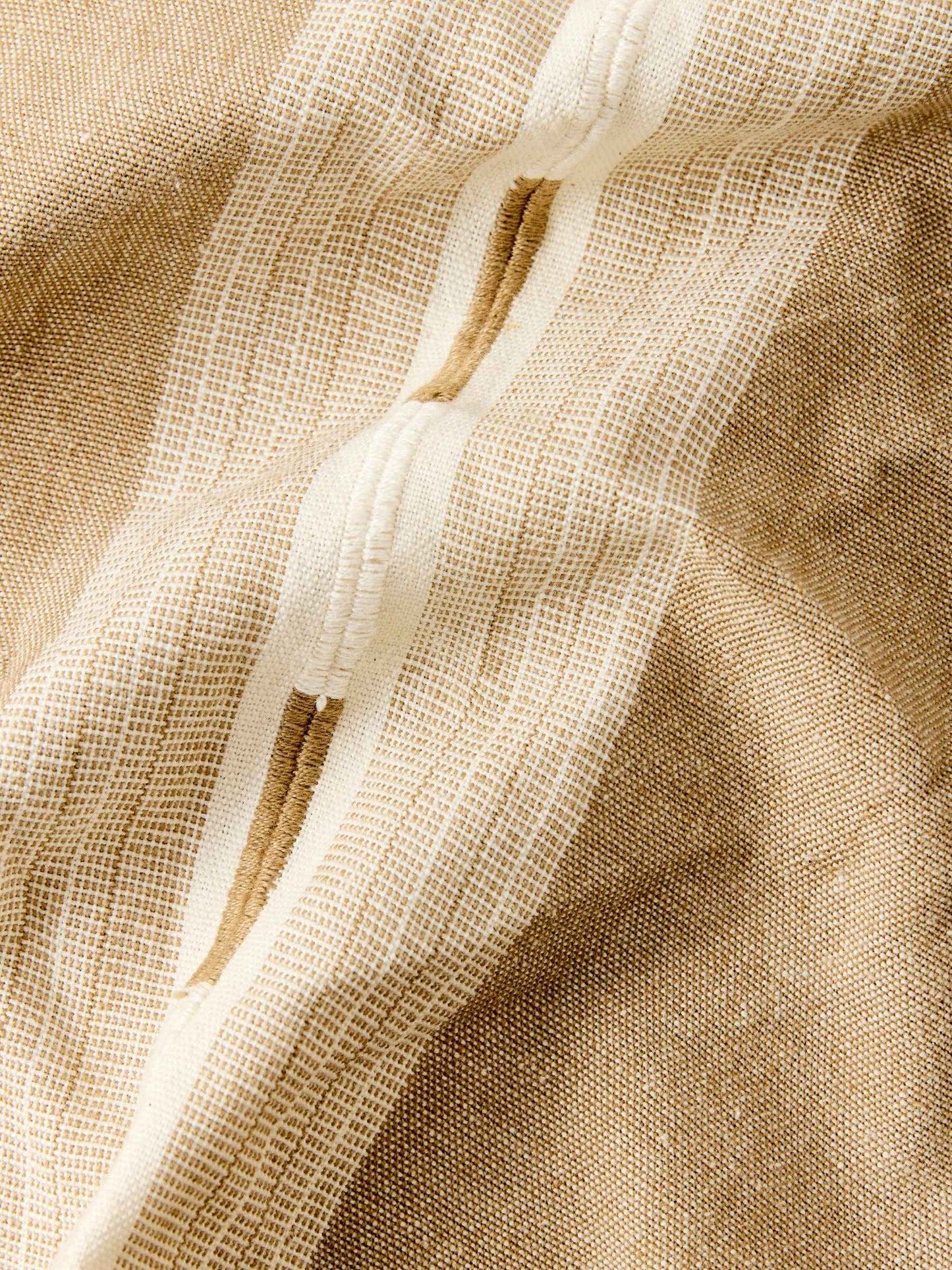 Textile Sebastiana Khaki – Handwoven Cotton Textile from Chiapas