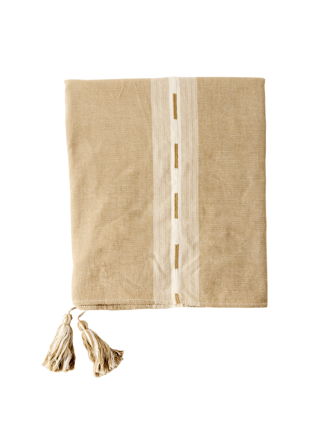 Textile Sebastiana Khaki – Handwoven Cotton Textile from Chiapas