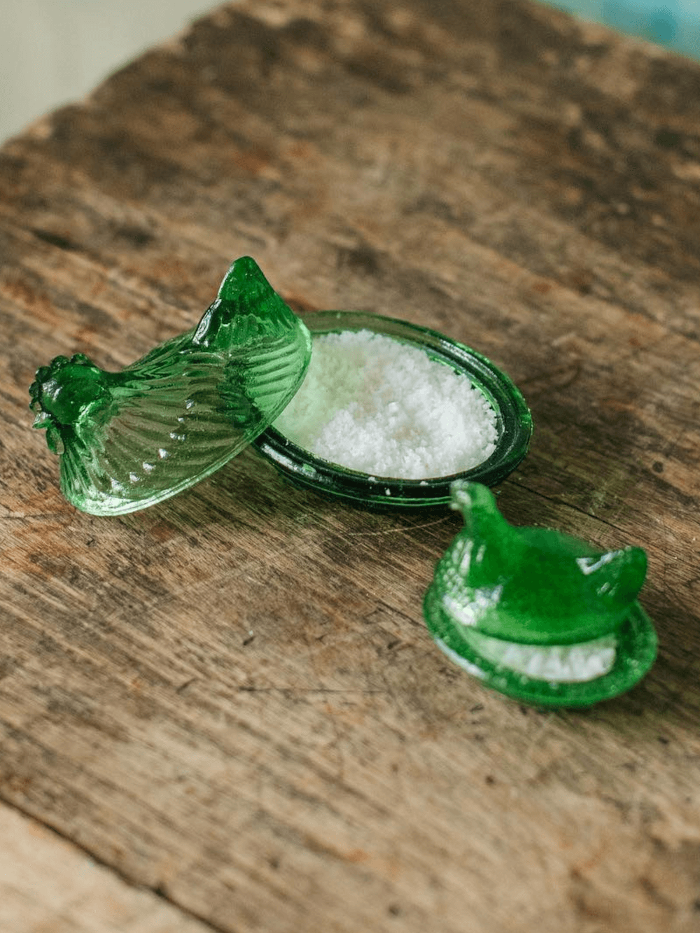 Chicken Salt Holder - Small (Green)
