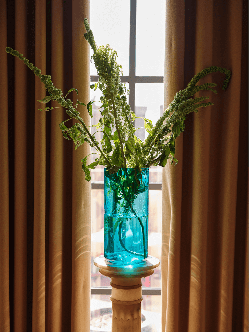Tall Vase - Condesa Collection (Aqua)